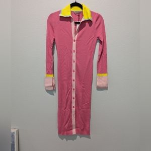 Alice + Olivia Alcina Cardigan Midi-Dress